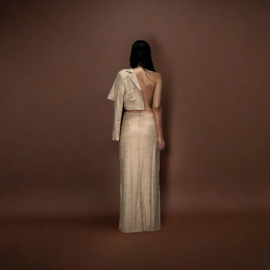 Tailored Maxi Skirt Suit