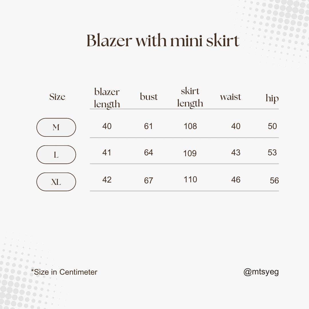 Tailored Mini Skirt Suit